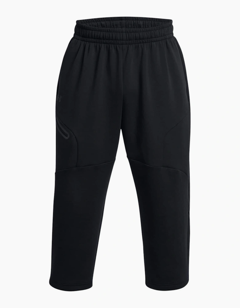 Fleece Solid Patterned Baggy Sweatpants