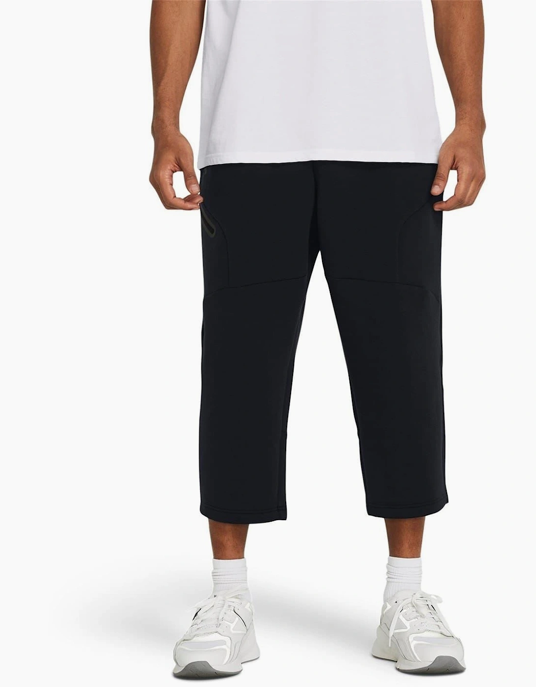 Fleece Solid Patterned Baggy Sweatpants