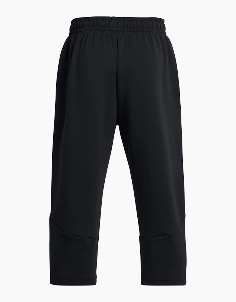 Fleece Solid Patterned Baggy Sweatpants