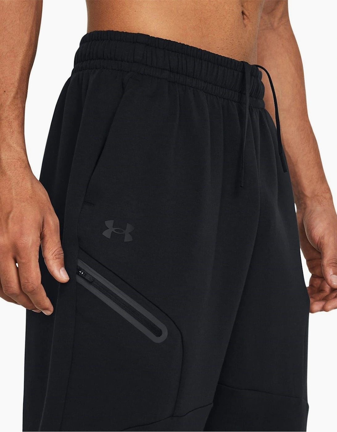 Fleece Solid Patterned Baggy Sweatpants
