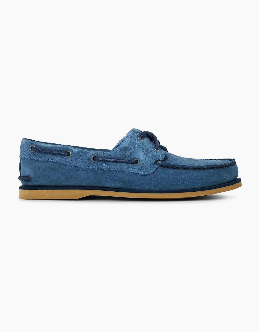 Timberland Men's Navy Classic Textured Lace Up Boat Shoes - Size 10.5