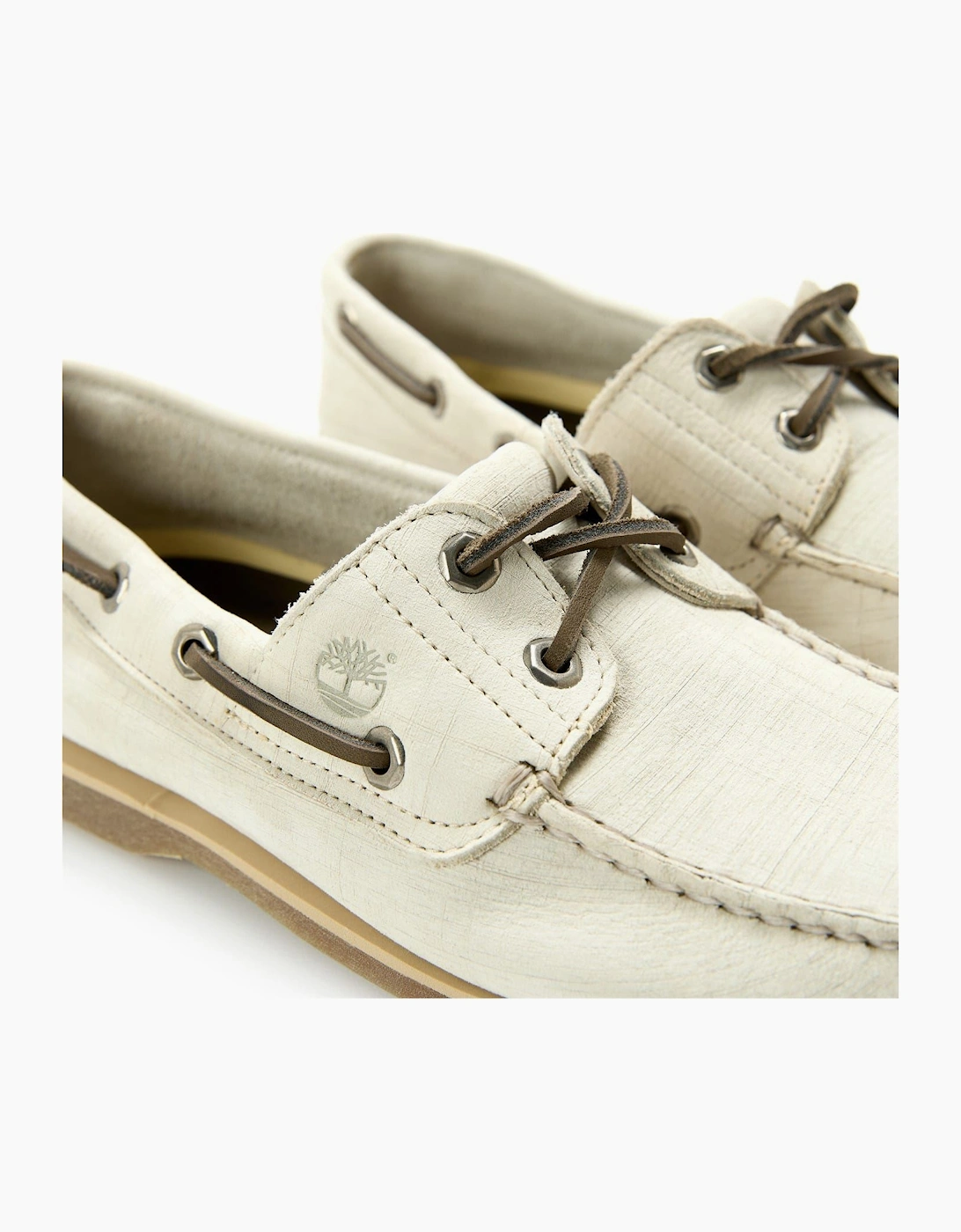 Classic Textured Lace Up Boat Shoes