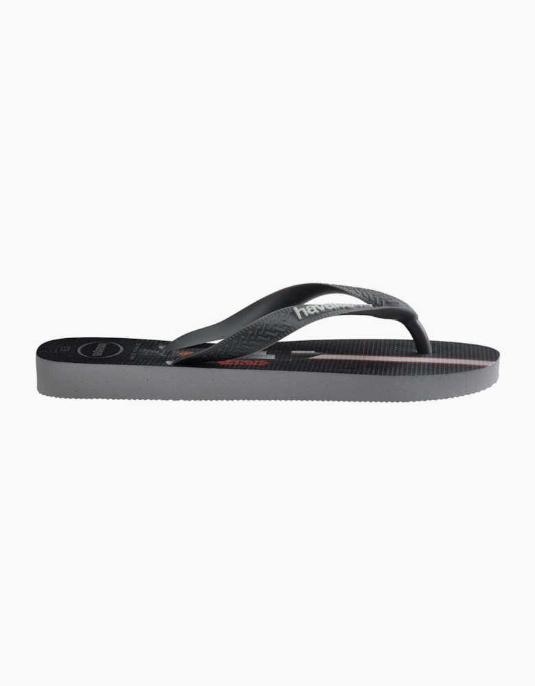 Sand Star Graphic Print Flip Flops