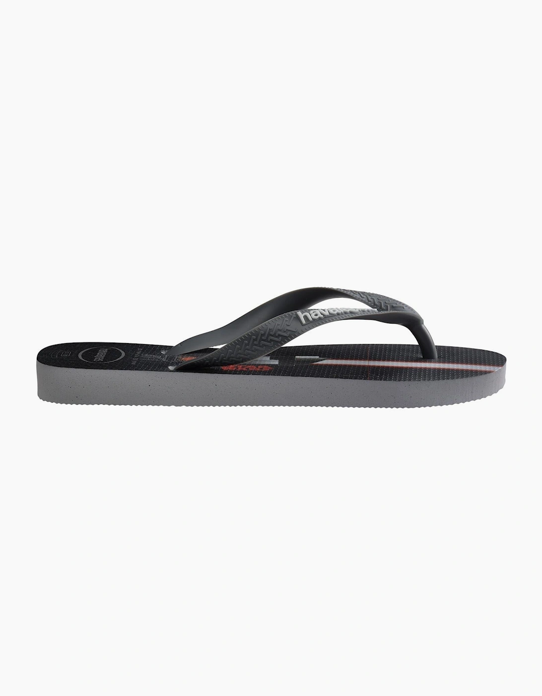 Havaianas Women's Black Sand Star Graphic Print Flip Flops  Size 5