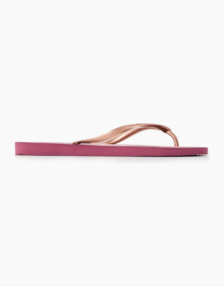 Solid Patterned Thong Toe Flip Flops