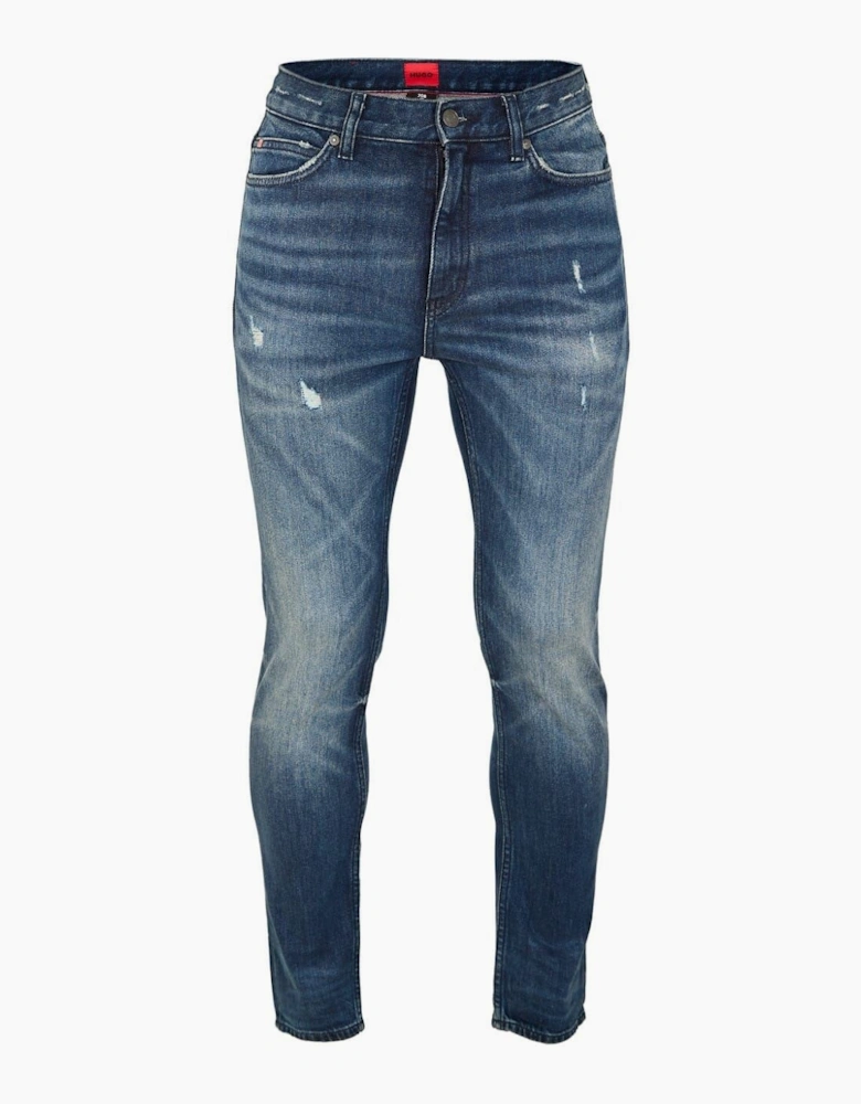 Mid Rise Slim Fit Five Pocket Jeans