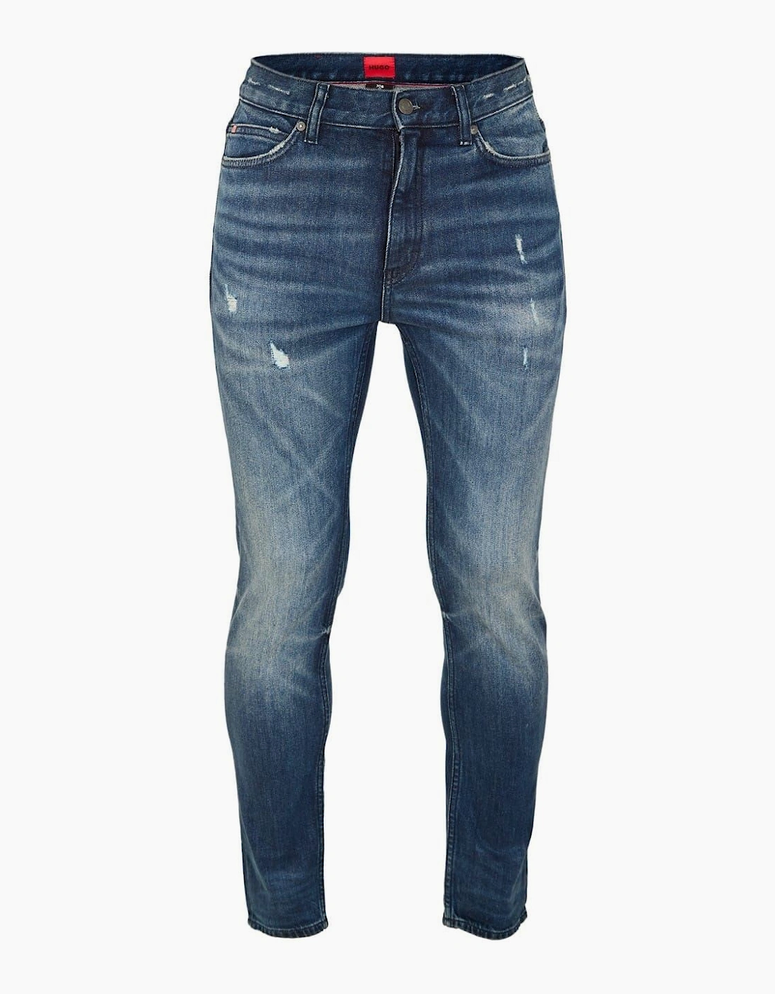 Mid Rise Slim Fit Five Pocket Jeans