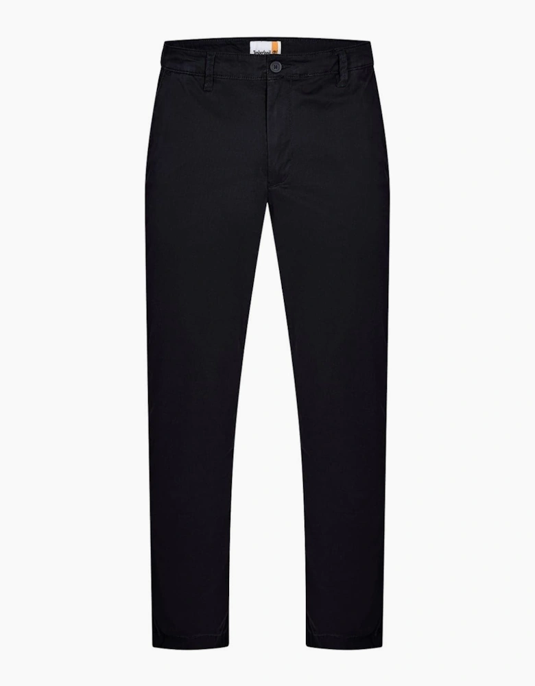 Twill Solid Patterned Straight Chinos