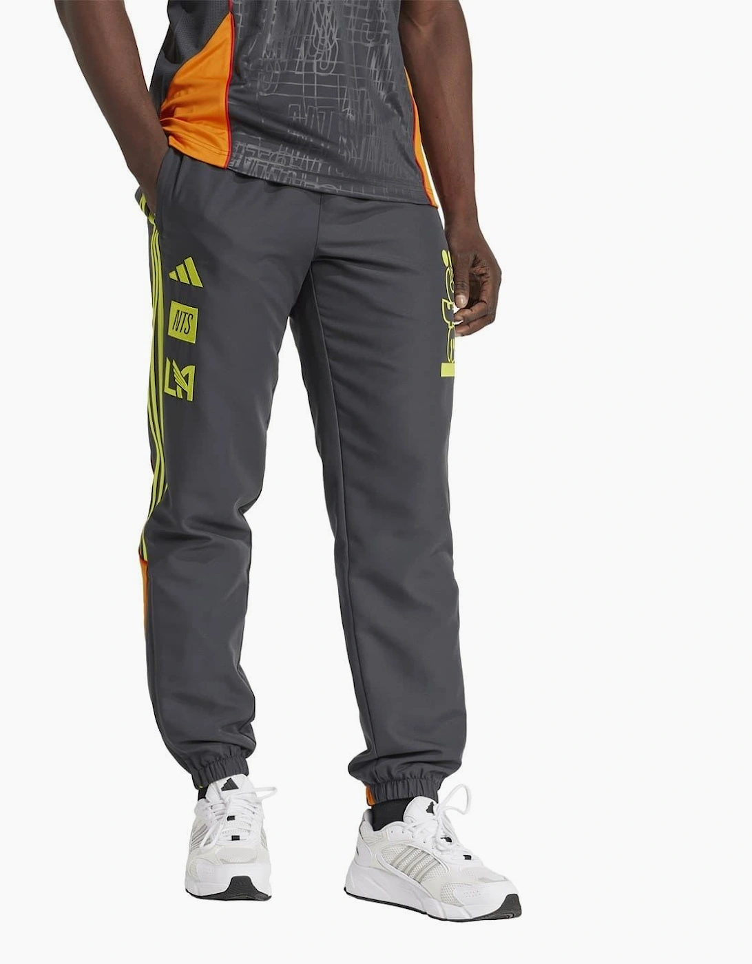 Lafc Logo Print Slim Track Pants