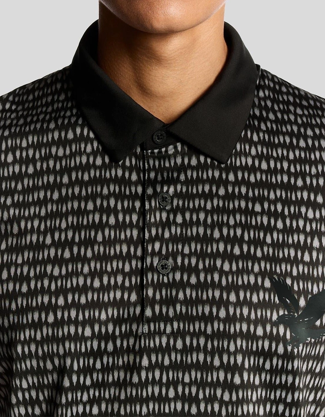 Collared Neck Short Sleeve Polo Shirt