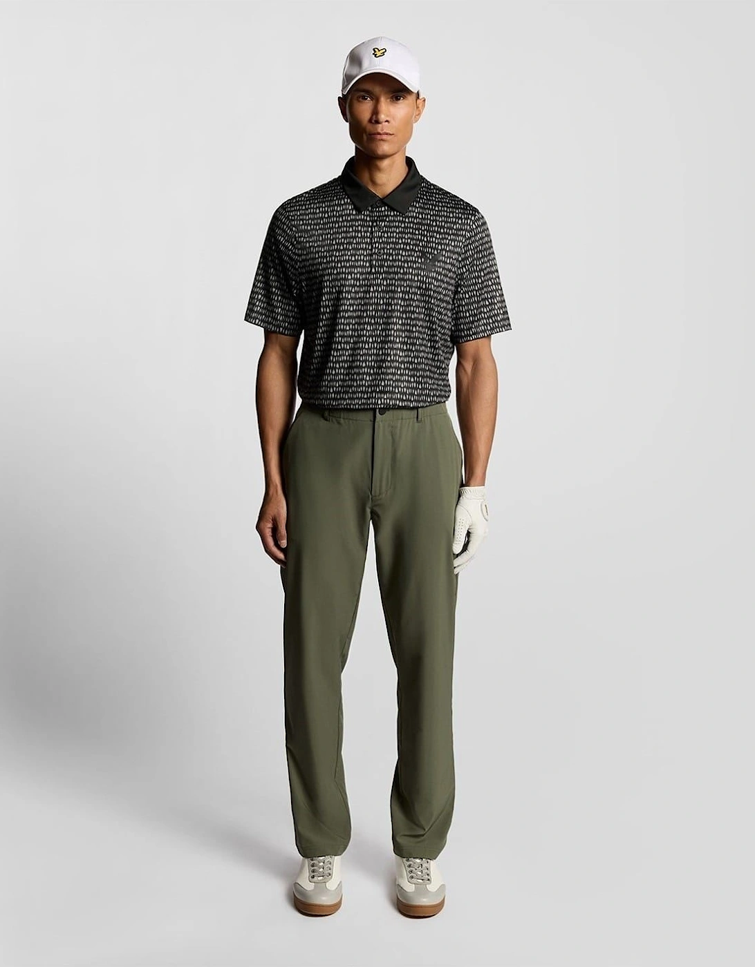 Collared Neck Short Sleeve Polo Shirt