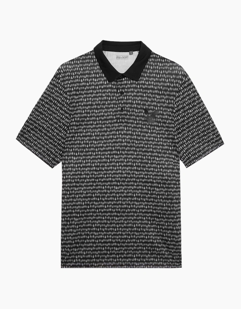 Collared Neck Short Sleeve Polo Shirt