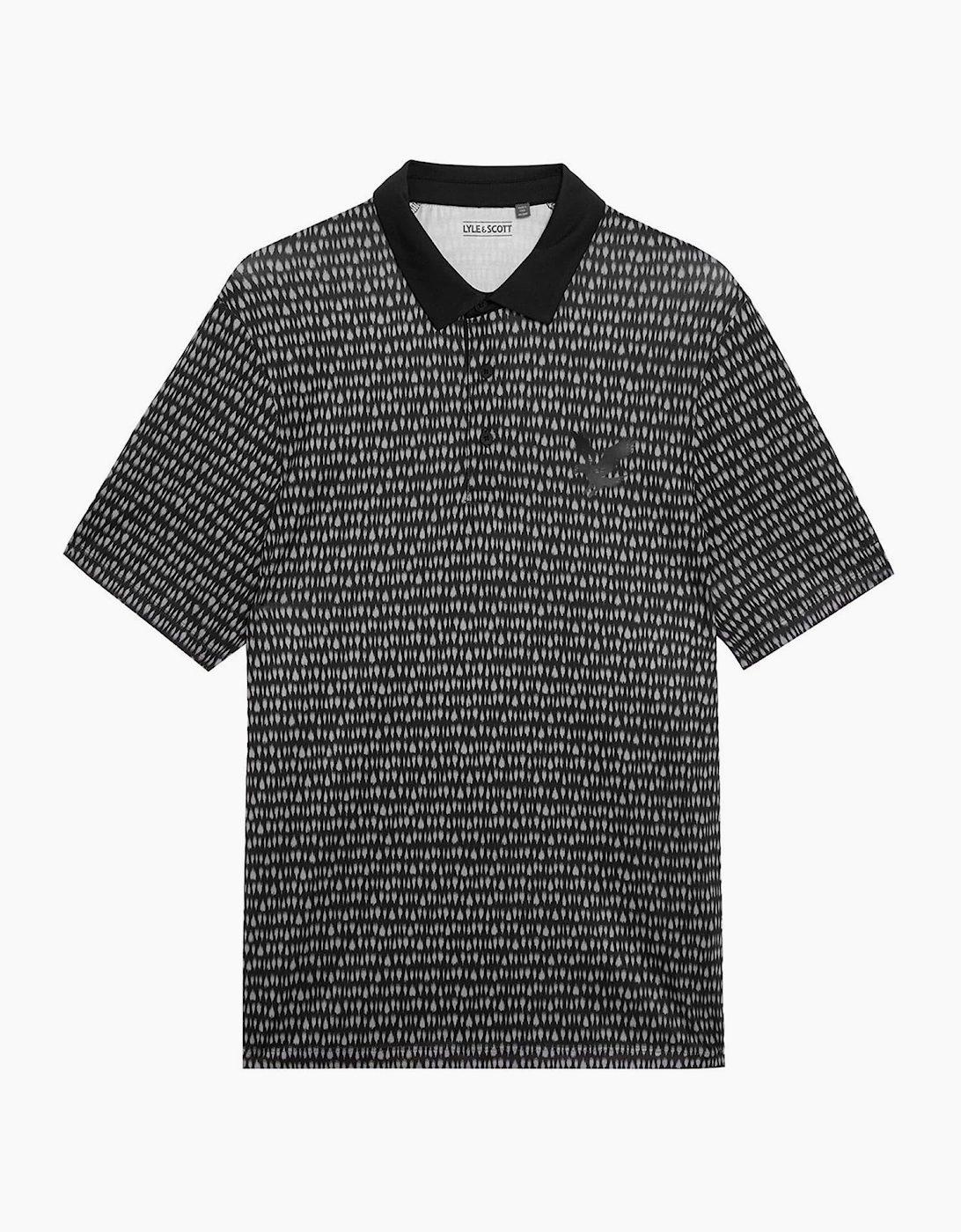 Collared Neck Short Sleeve Polo Shirt