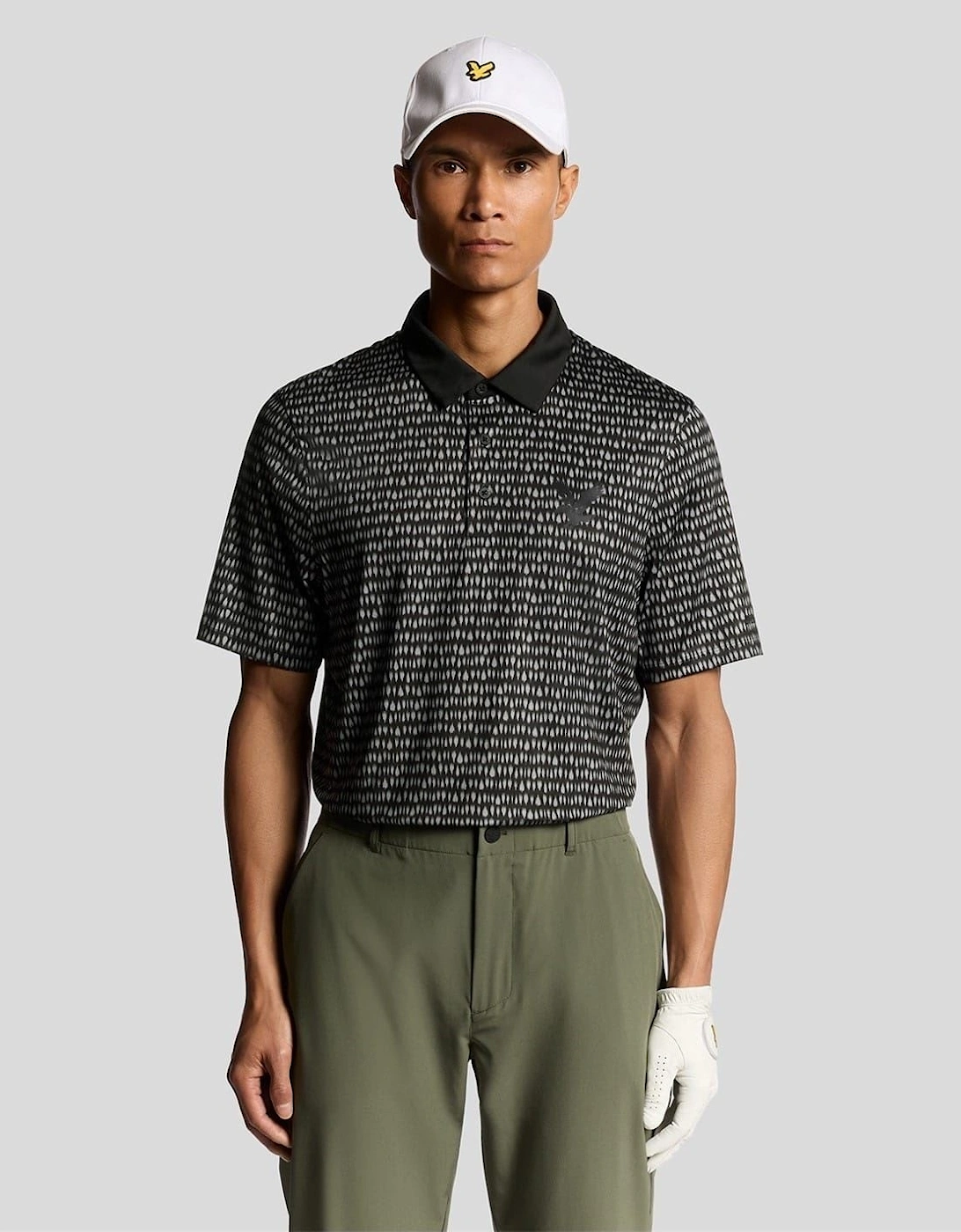 Collared Neck Short Sleeve Polo Shirt