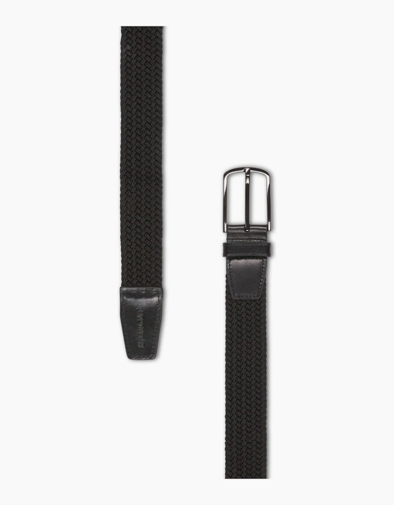 Braided Woven Pin Buckle Belt