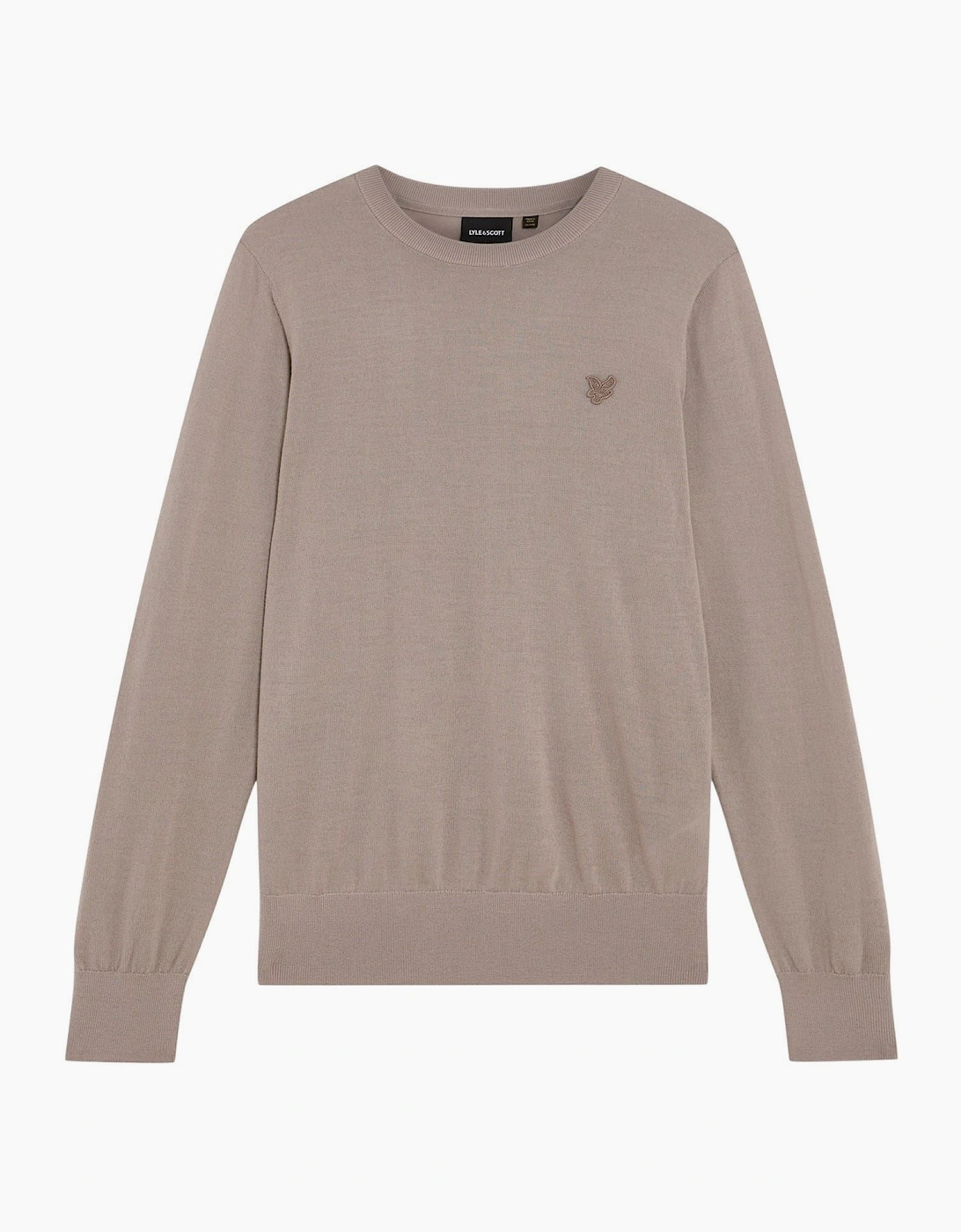 Crew Neck Long Sleeve Regular Fit Sweater, 2 of 1