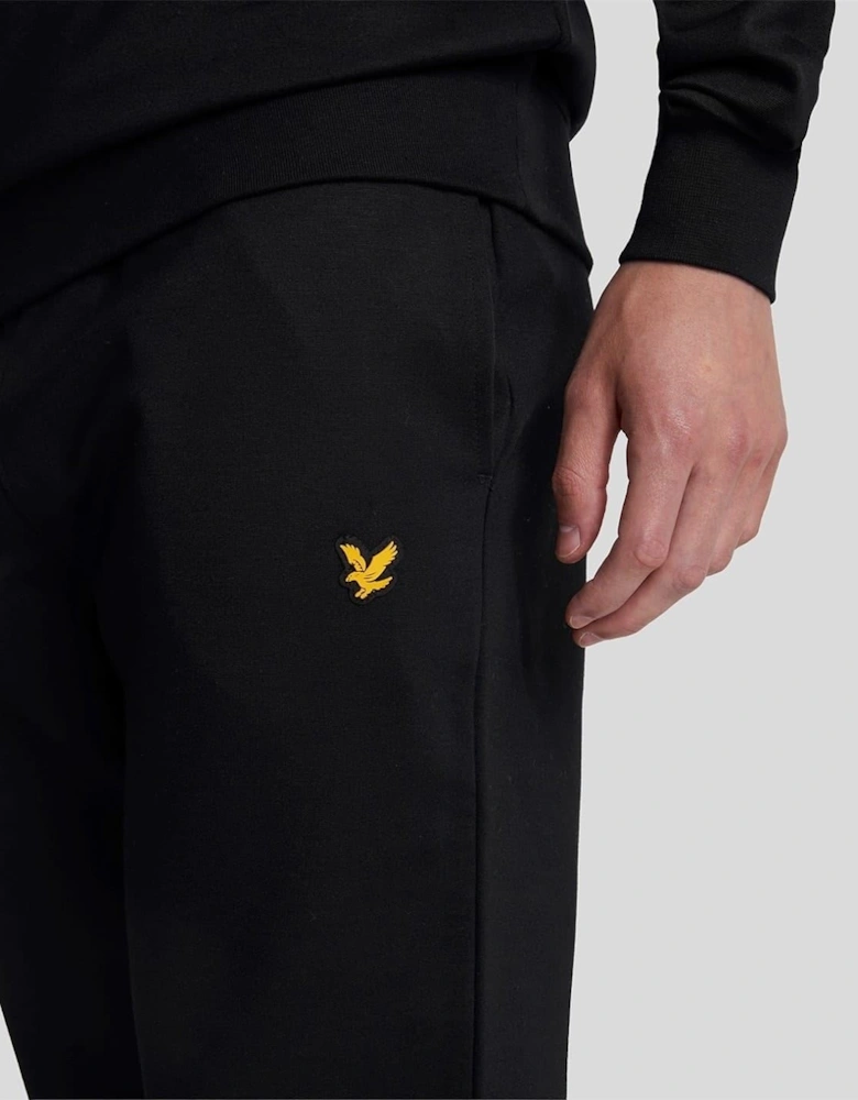 Eagle Logo Solid Patterned Slim Joggers