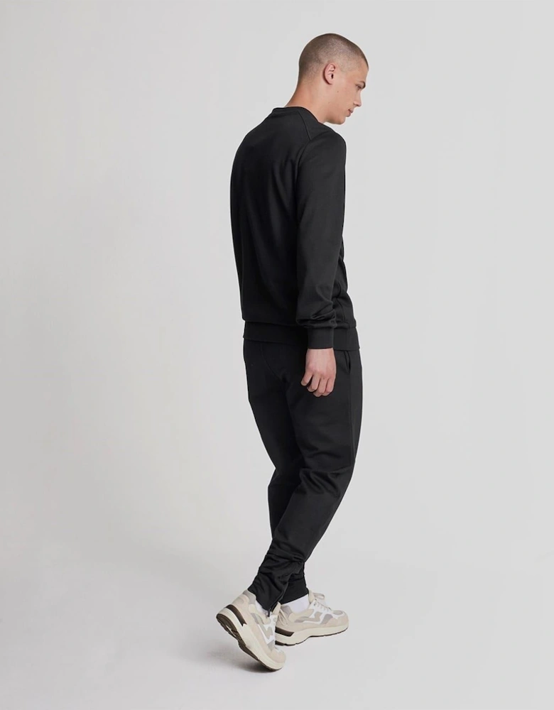 Eagle Logo Solid Patterned Slim Joggers