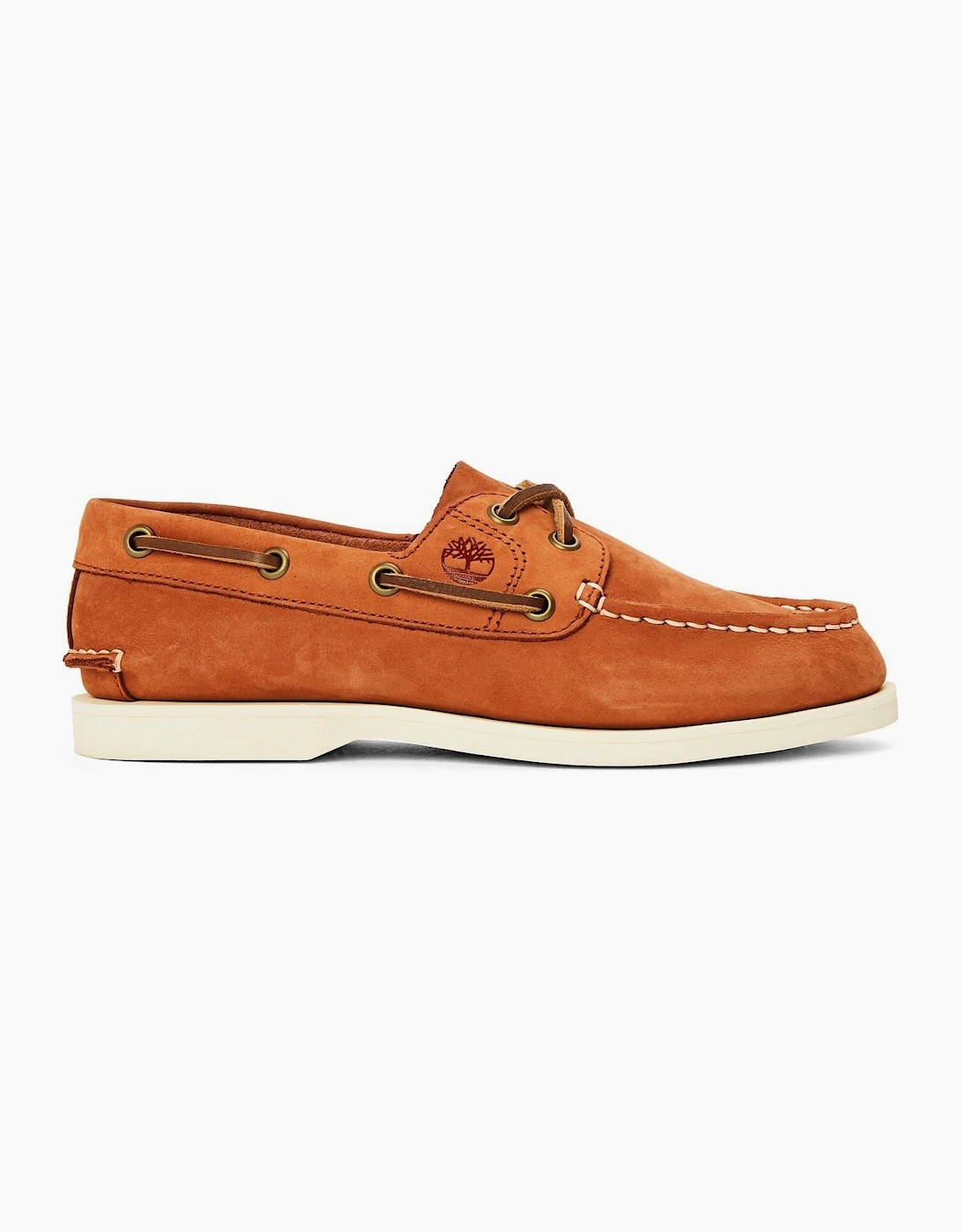 Classic Rust Nubuck Boat Shoes