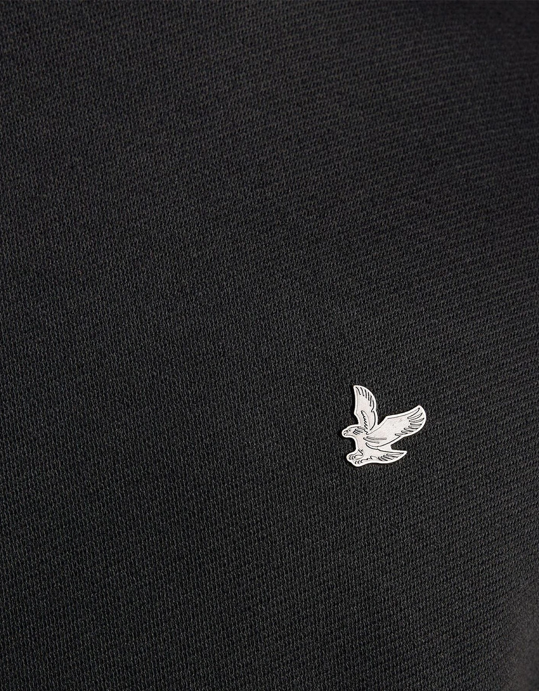 Embroidered Eagle Logo Crew Neck Long Sleeve Sweatshirt