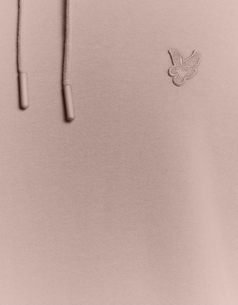 Embroidered Hooded Neck Long Sleeve Sweatshirt