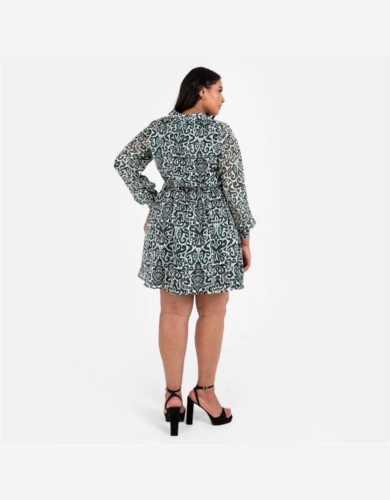 Mini Long Sleeve Shirt Dress