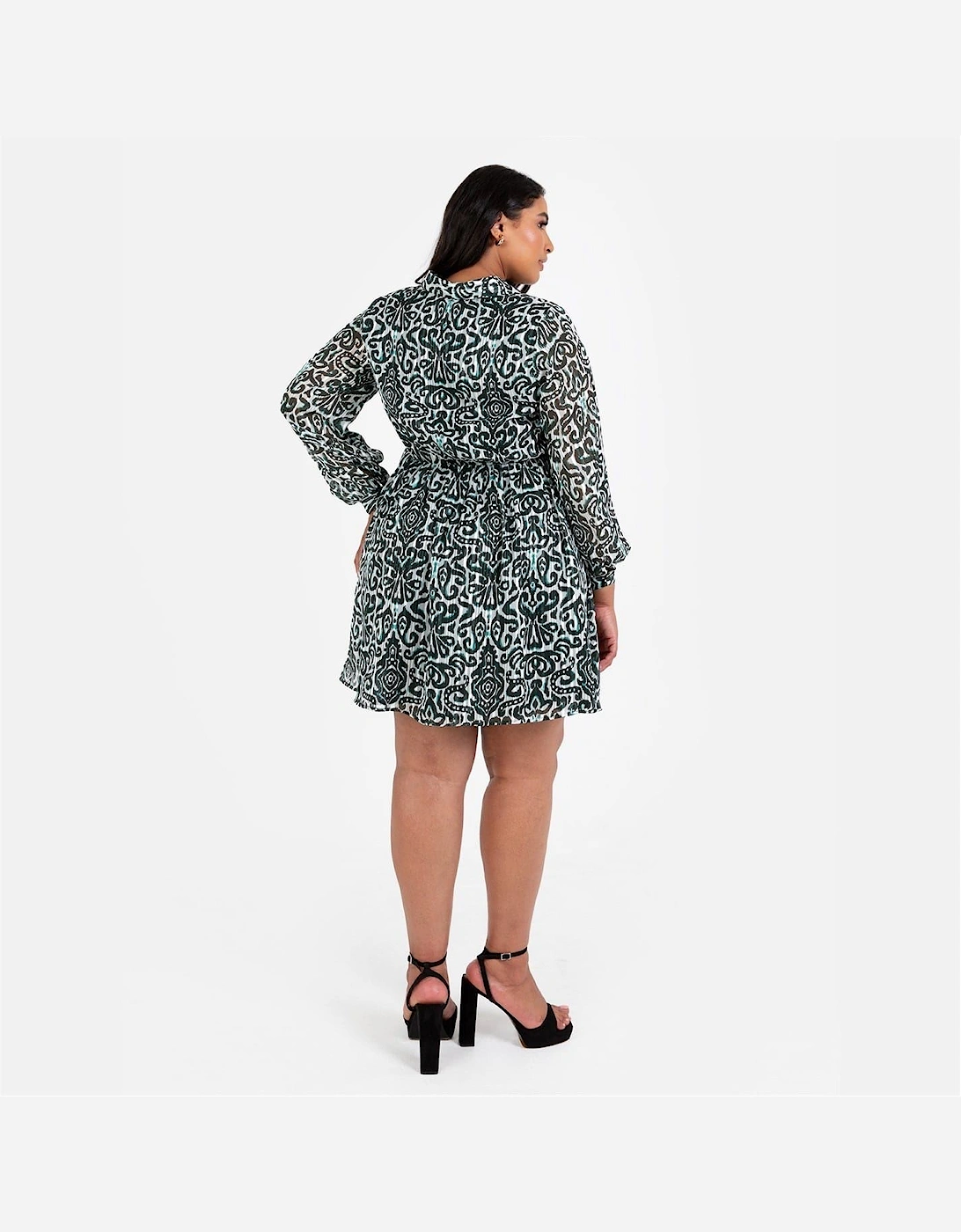 Mini Long Sleeve Shirt Dress