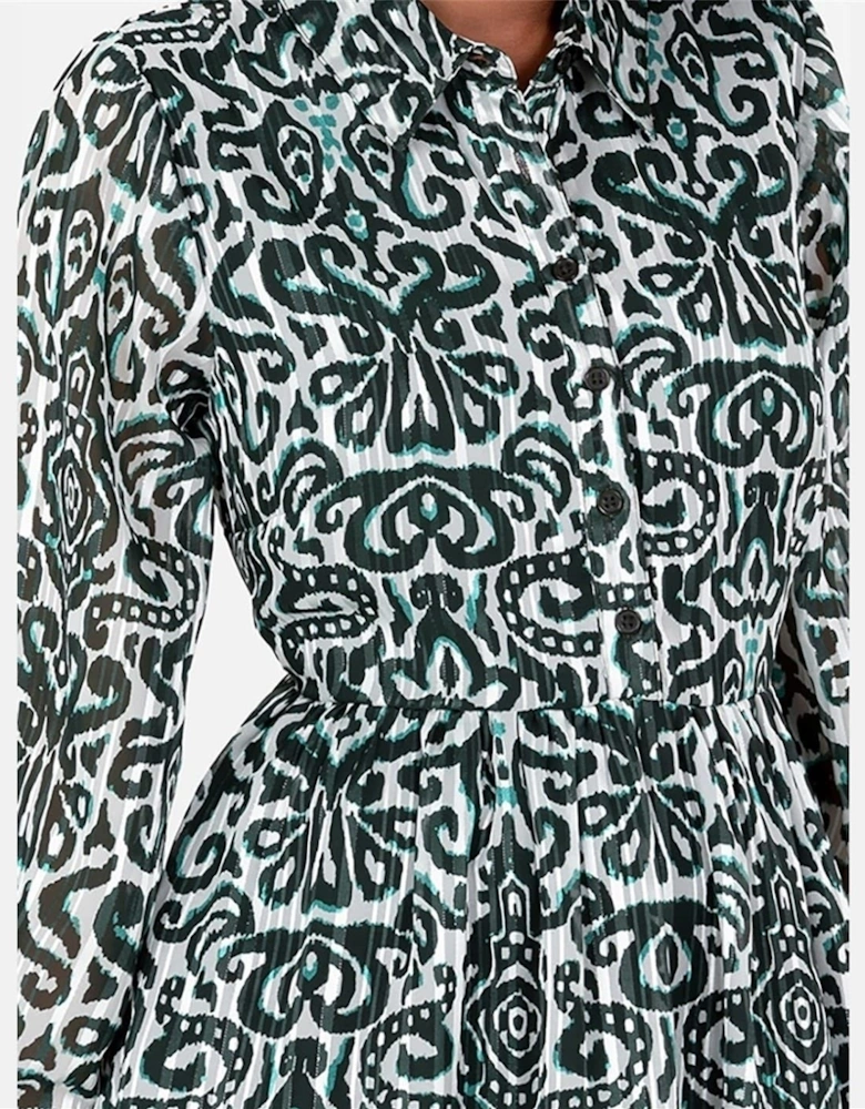 Mini Long Sleeve Shirt Dress