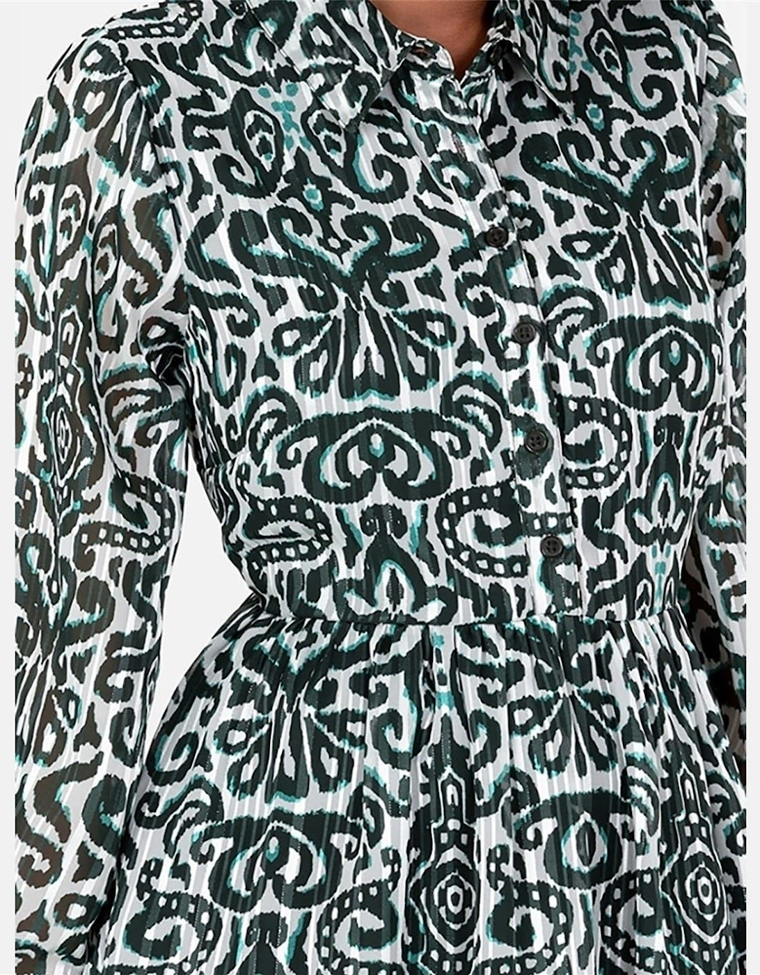 Mini Long Sleeve Shirt Dress