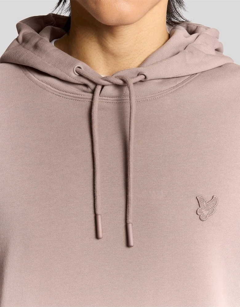 Embroidered Hooded Neck Long Sleeve Sweatshirt
