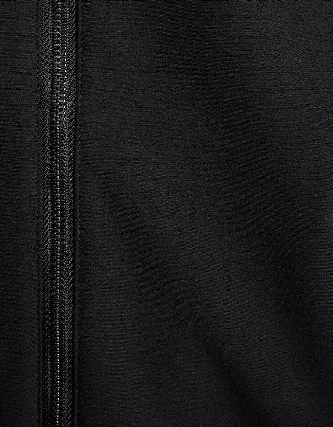 Solid Patterned Hooded Softshell Jacket with Zipped Pocket