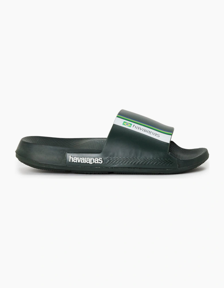 Hav. Slide Brasil Black 33 34 Flip Flops Womens