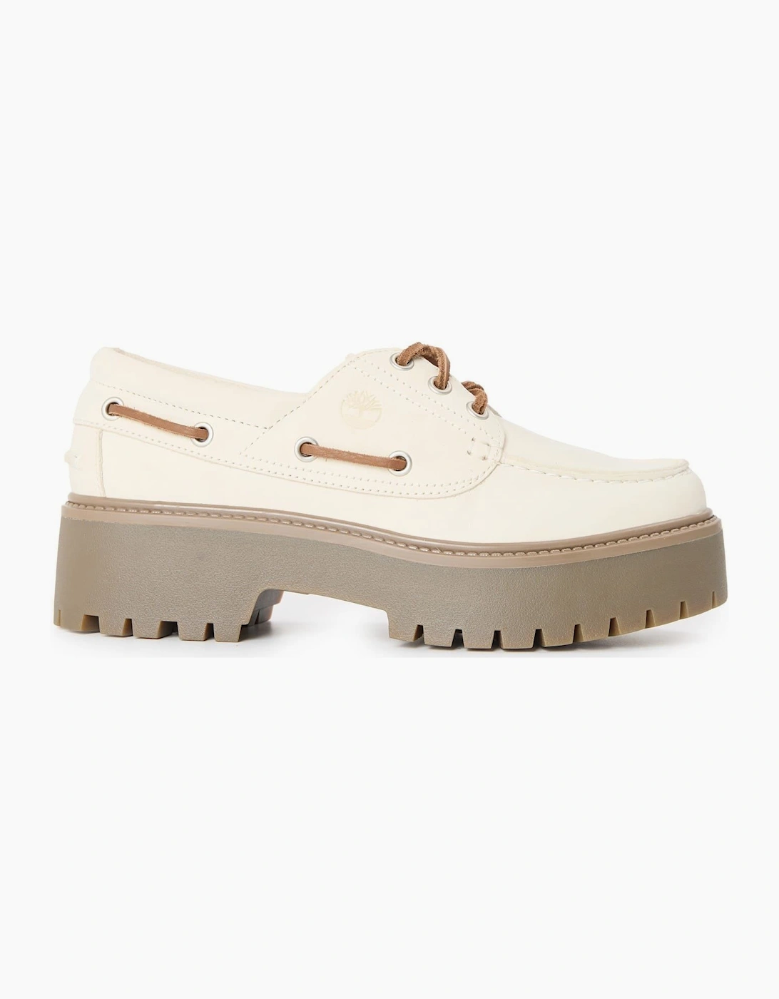 Stone Street Natural Nubuck Boat Shoes
