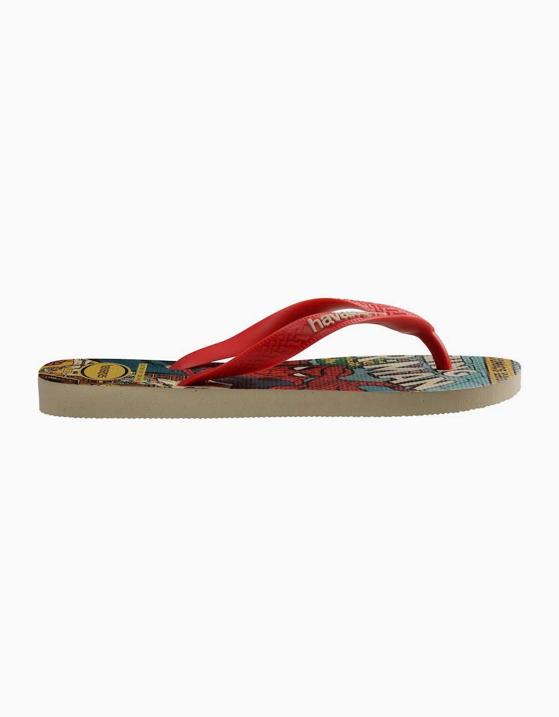 Hav. Top Marvel Classics Black Blac Flip Flops Unisex Adults
