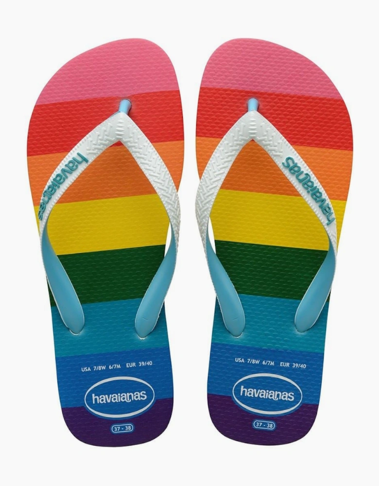 Womens Hav. Top Pride Allover Blue 35 36 Flip Flops