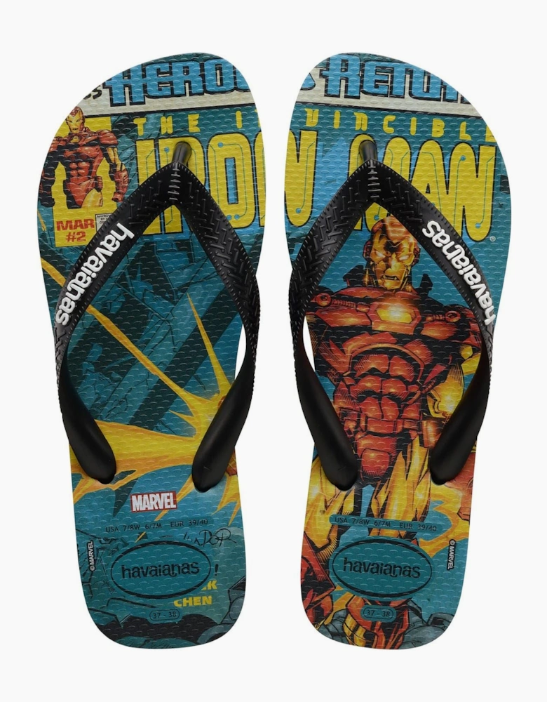 Marvel Graphic Print Flip Flop Sandals