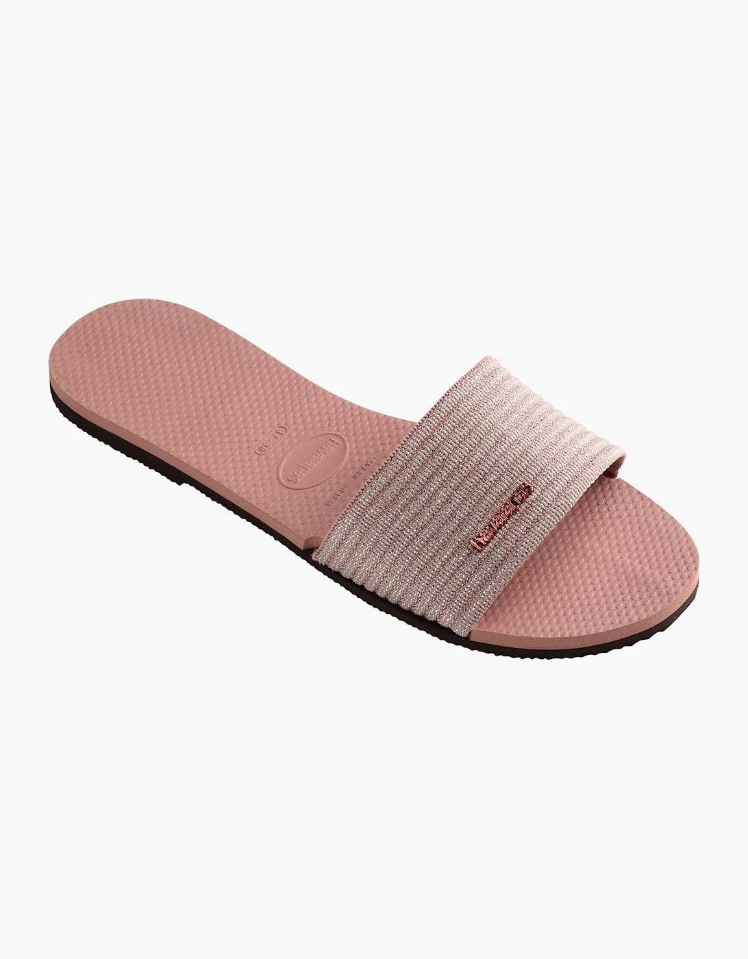 Womens Hav. You Malta Metallic Crocus Rose Flip Flops