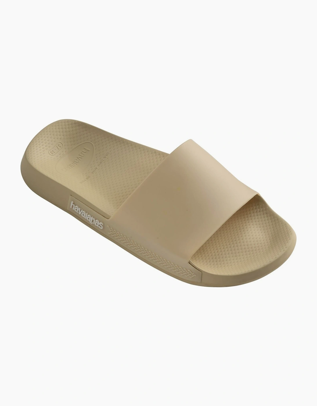 Solid Patterned Open Toe Slide Sandals