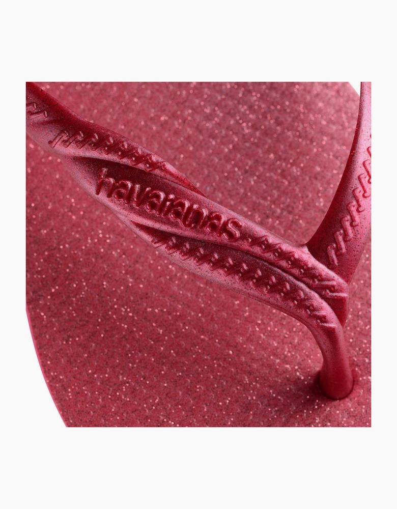 Womens Hav. Fantasia Gloss Pink Paradise 4 Flip Flops