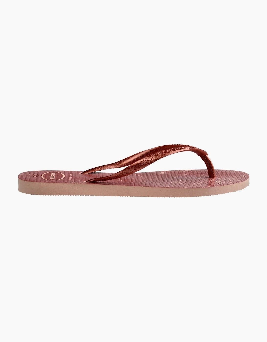 Star Patterned Thong Toe Flip Flops