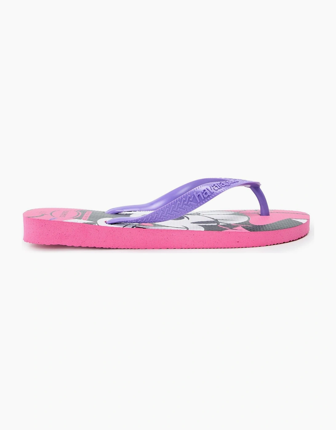 Havaianas Women's Pink Mickey Mouse Graphic Flip Flops - Size 7/6.5/6