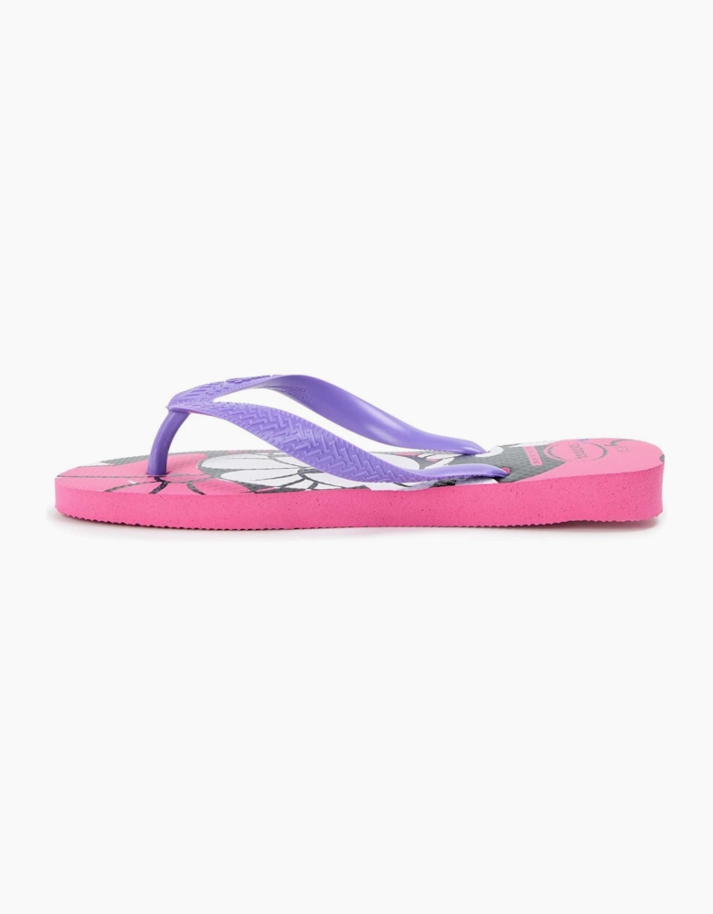 Mickey Mouse Graphic Flip Flops