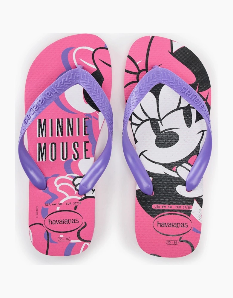 Mickey Mouse Graphic Flip Flops
