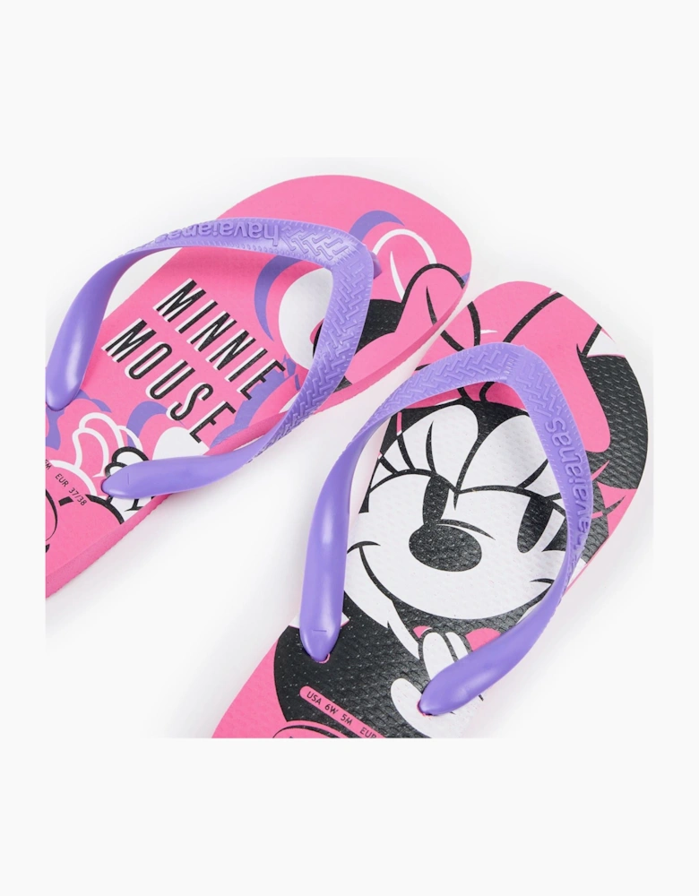 Mickey Mouse Graphic Flip Flops