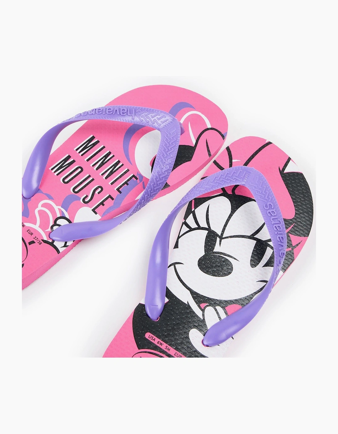 Mickey Mouse Graphic Flip Flops