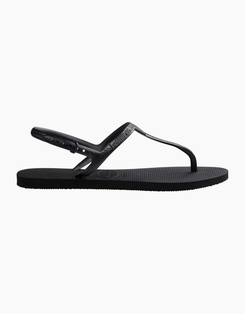 Womens Hav. Twist Black 35 36 Flip Flops