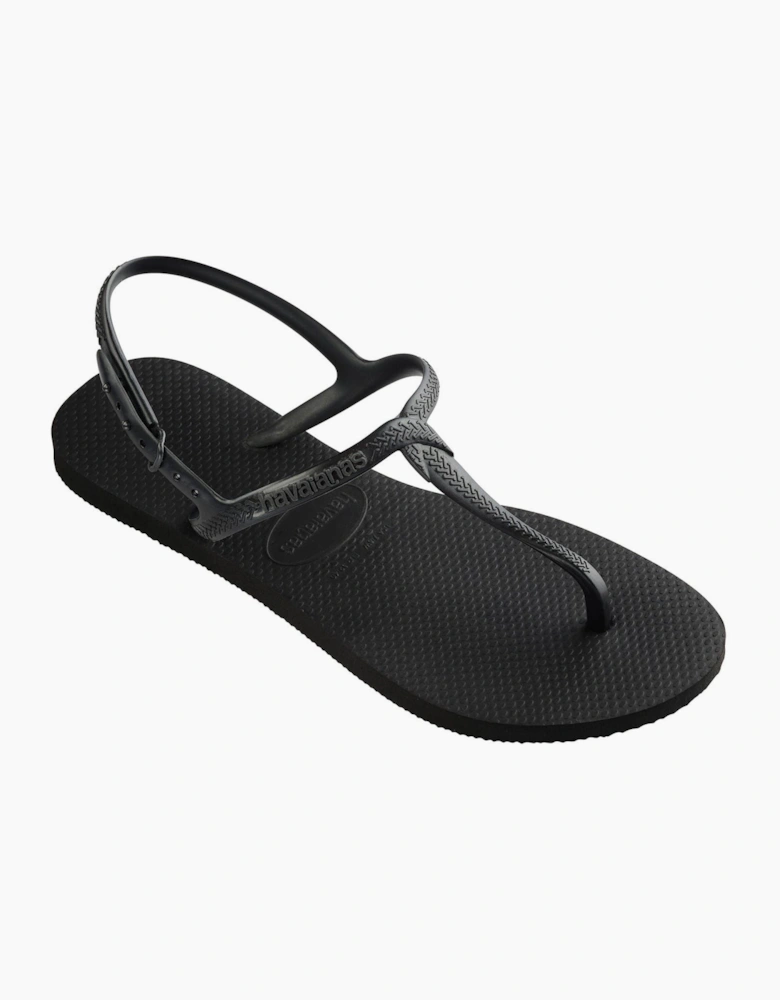 Womens Hav. Twist Black 35 36 Flip Flops