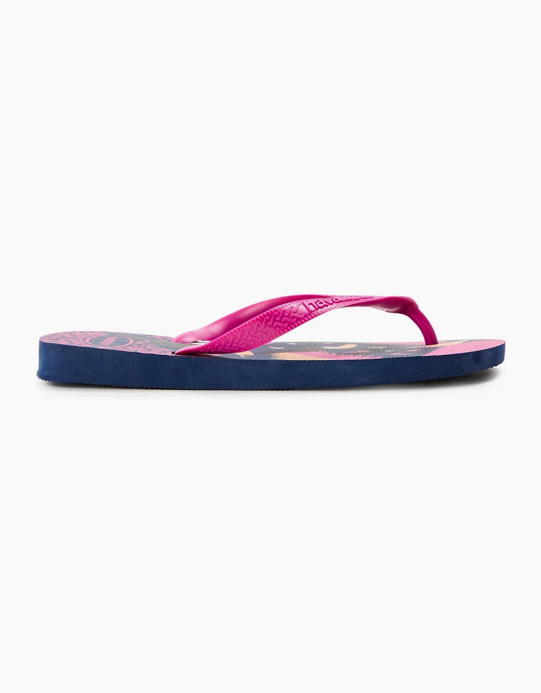 Graphic Print Thong Toe Flip Flop Sandals