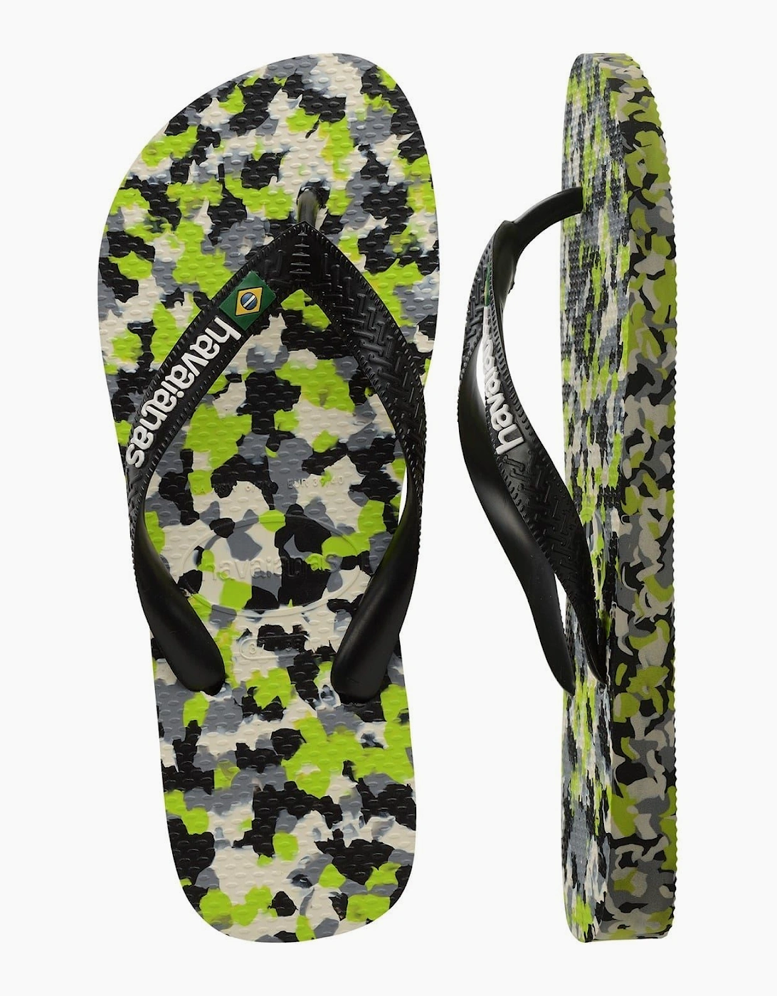 Hav. Brasil Tech Ii Navy Blue 33 34 Flip Flops Womens