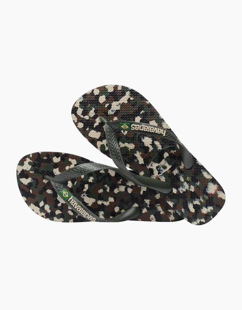 Hav. Brasil Tech Ii Navy Blue 33 34 Flip Flops Womens